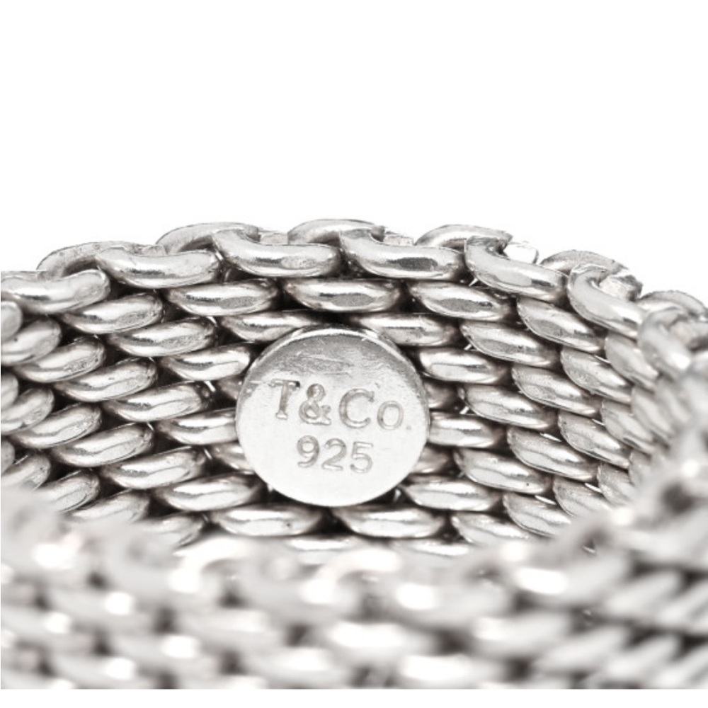 Tiffany & Co Somerset Mesh Ring - Picture 4 of 9